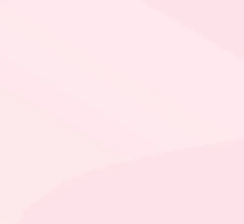 Soft gradient background with shades of light pink and white.