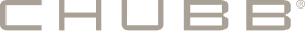 Chubb company logo with bold black letters.