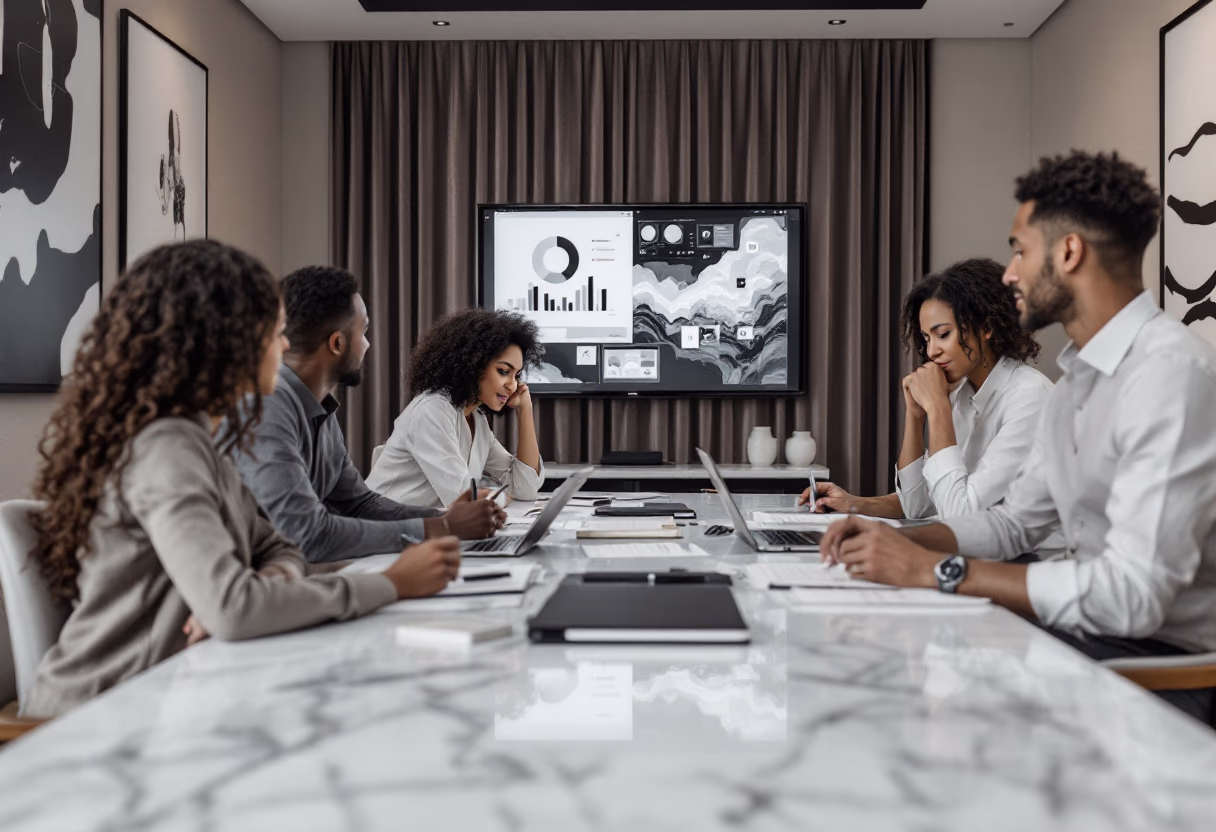 image of collaborative meeting (for a consulting firm)