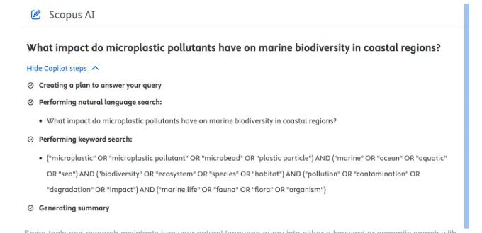 How natural language queries are translated into search strategies