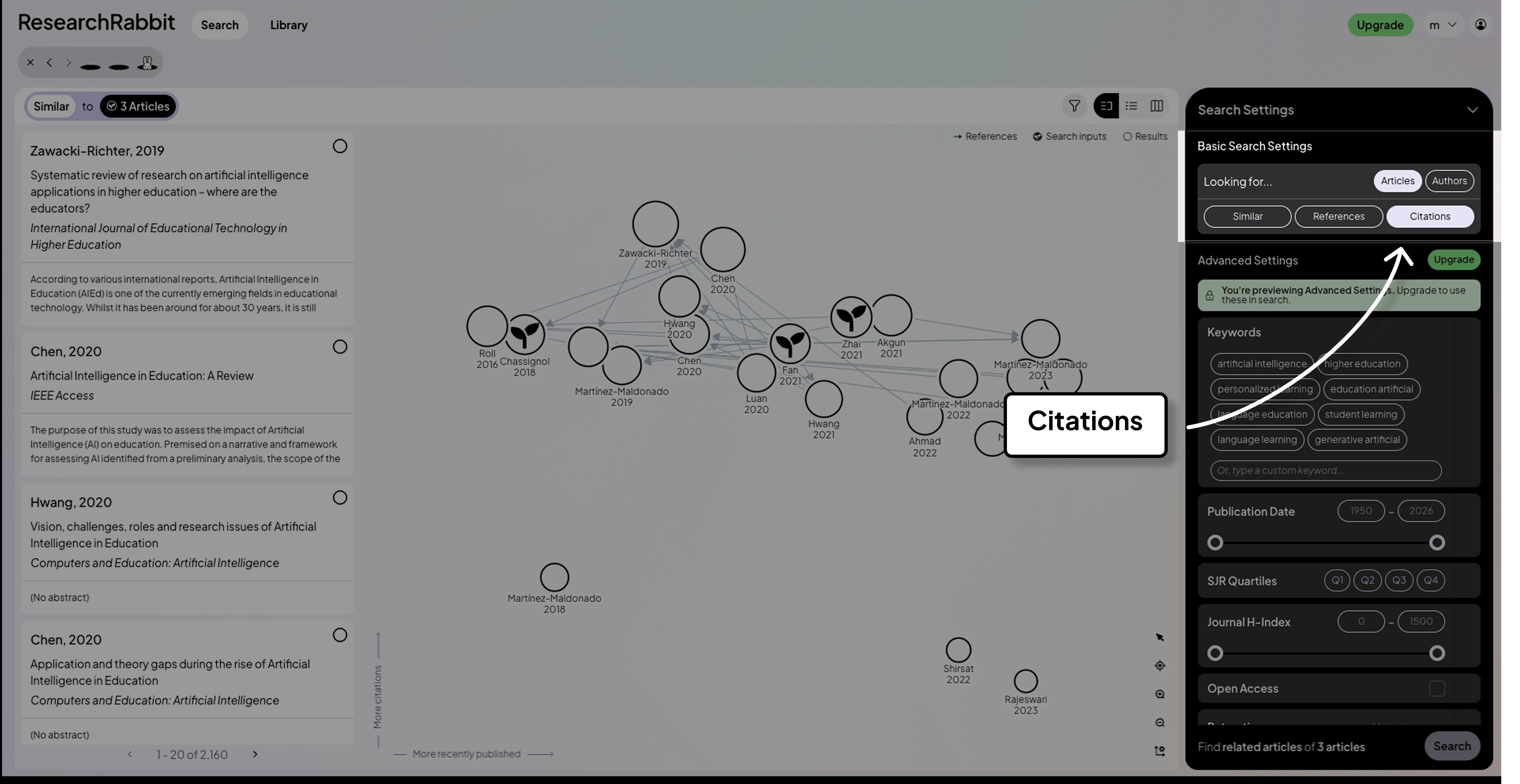 Explore ResearchRabbit's Citations search to discover papers that cite a study, track its academic impact, evaluate its influence, and determine whether its findings remain relevant in the field.