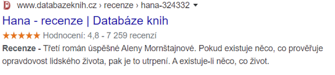 Strukturovaná data kniha