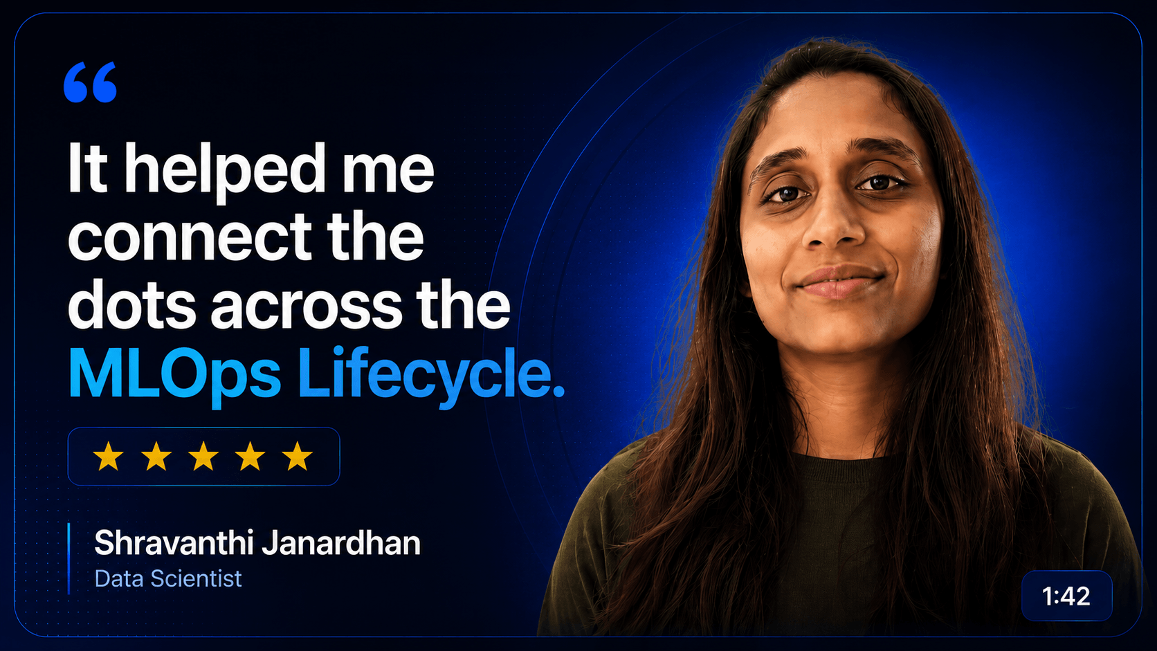 Watch Shravanthi's testimonial