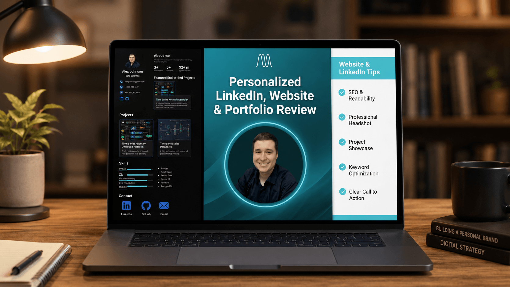 LinkedIn, Website & Portfolio Review