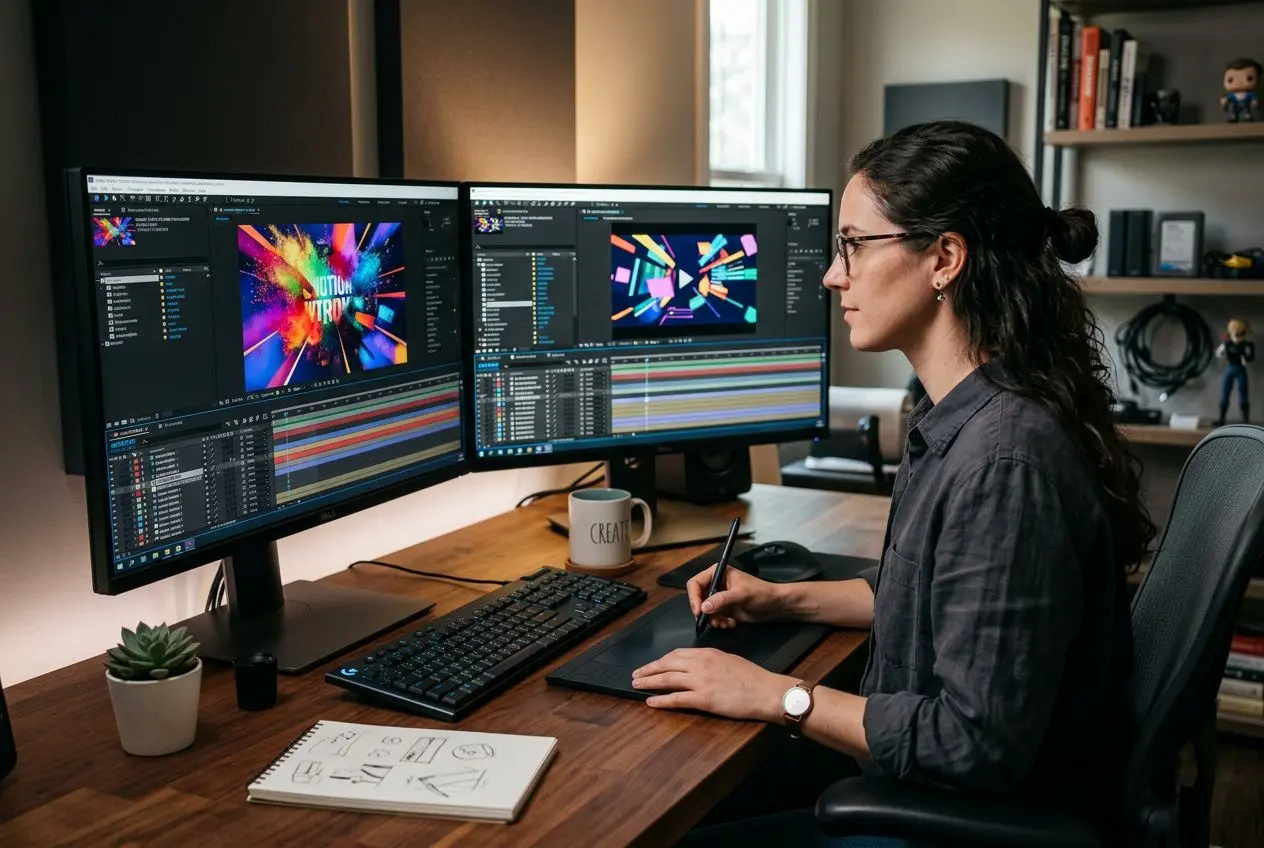 Quel logiciel de motion design choisir en 2026 ? Comparez les 10 meilleurs outils pour faire du motion design selon votre niveau et budget.