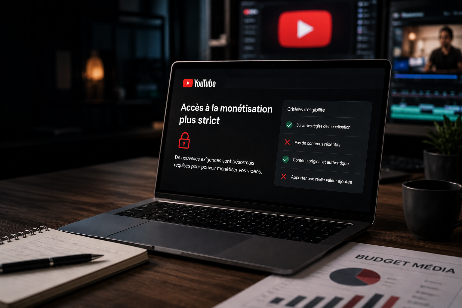youtube nouvelle règle programme monétisation