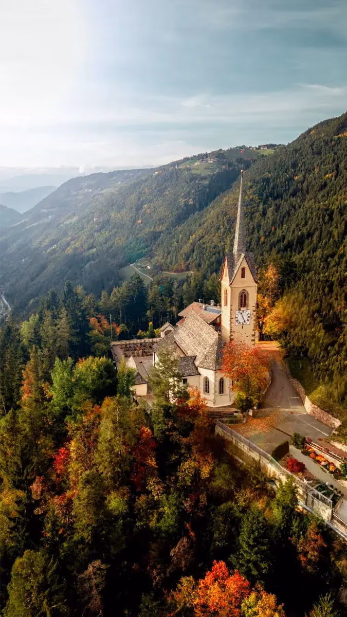 Herbst Dolomiten Eggental Südtirol – Oktober Farben nahe Vinea Guesthouse Karneid