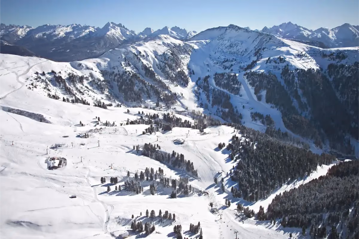 Obereggen Latemar Skigebiet Winter Südtirol – Wintersport Dolomiten Eggental