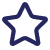 Outline of a five-pointed star.