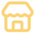 Stylized icon of a building with a peaked roof.