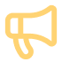 Icon of a megaphone or loudspeaker.