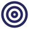 Concentric circles icon representing a target or bullseye.