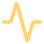 Vector graphic representing a waveform or pulse.