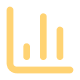 Vector graphic representing a bar chart, symbolizing data or analytics.