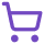 Vector graphic of two shopping cart icons stacked vertically.