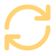Vector graphic of two circular arrows indicating rotation or refresh.