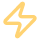 Stylized lightning bolt shape, representing energy or power.