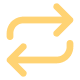 Circular arrows icon, symbolizing exchange or refresh action.