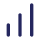 Vertical bars of increasing height, representing a graph or signal.