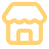 Vector graphic of a house or shop building.