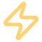 Stylized lightning bolt shape, representing energy or power.