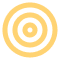 Concentric circles with a central dot, resembling a target.