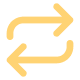 Circular arrows graphic, symbolizing exchange or refresh action.