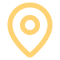 Vector graphic of a map pin location marker.