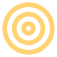 Concentric circles icon representing a target or focus.