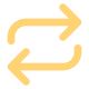 Circular arrows icon indicating exchange, refresh, or bidirectional movement.