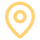 Location pin icon with a central circle, indicating a place.