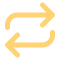 Two curved arrows forming a circular, reciprocal motion symbol.