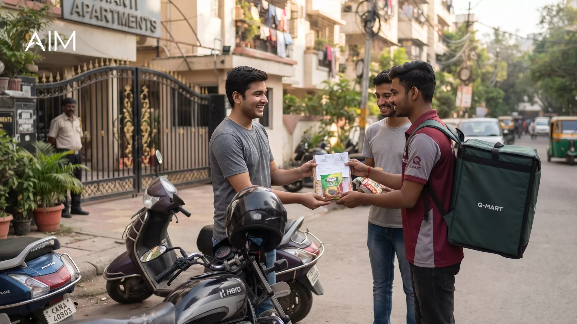 How e-commerce and quick commerce product sampling works for online orders.