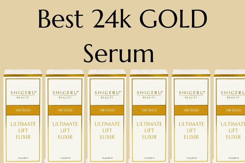 when to use 24K gold serum