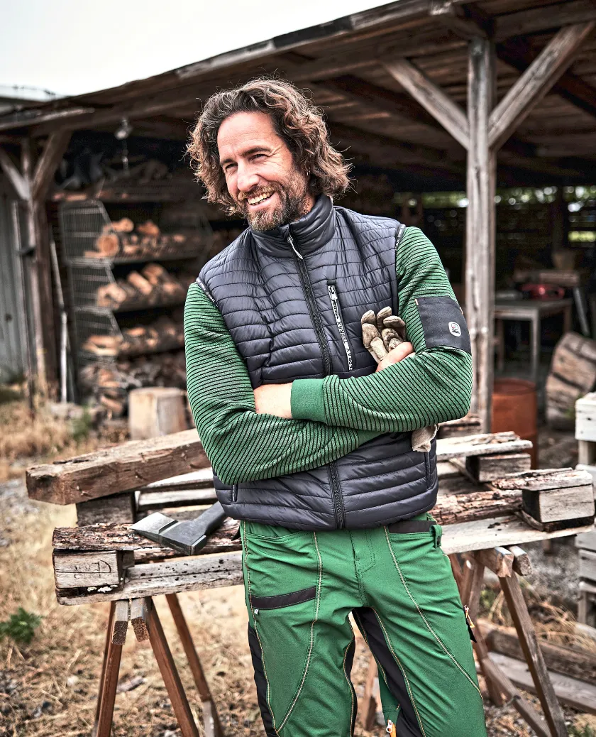 Schweissthal Handwerker Bild Steppweste