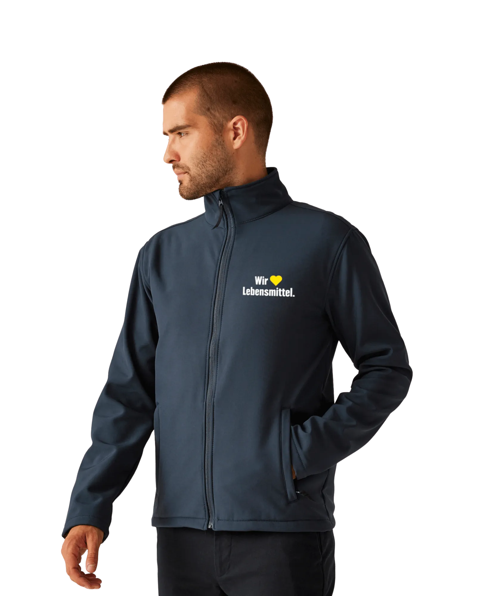Edeka Softshelljacke marine Bild