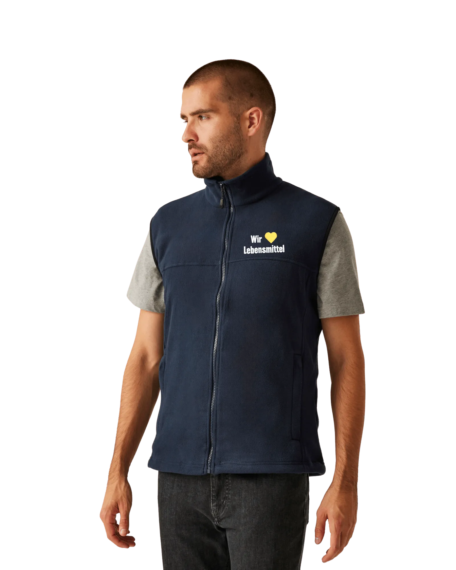 Edeka Fleeceweste schwarz Bild