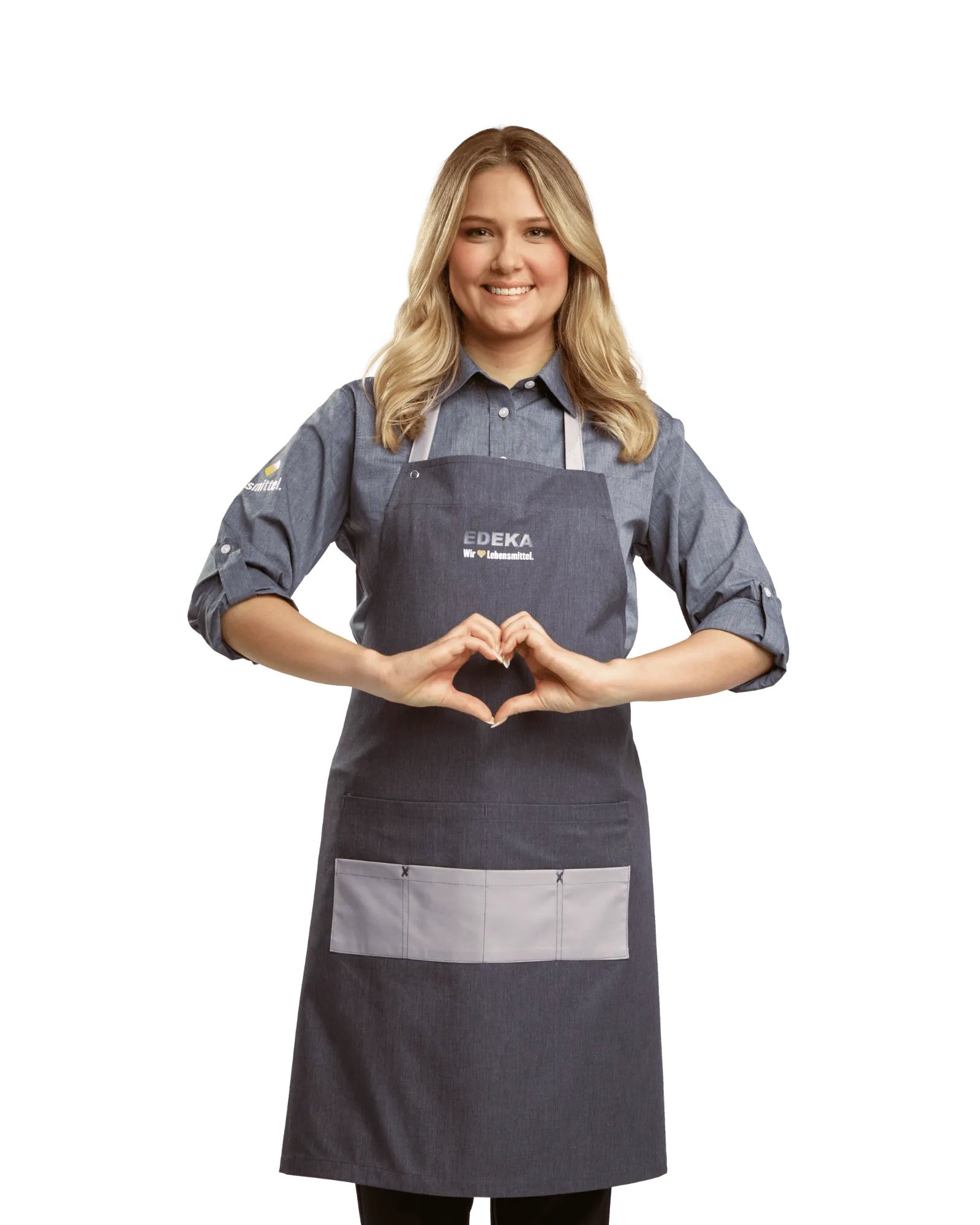 Edeka Latzschürze Damen Bild