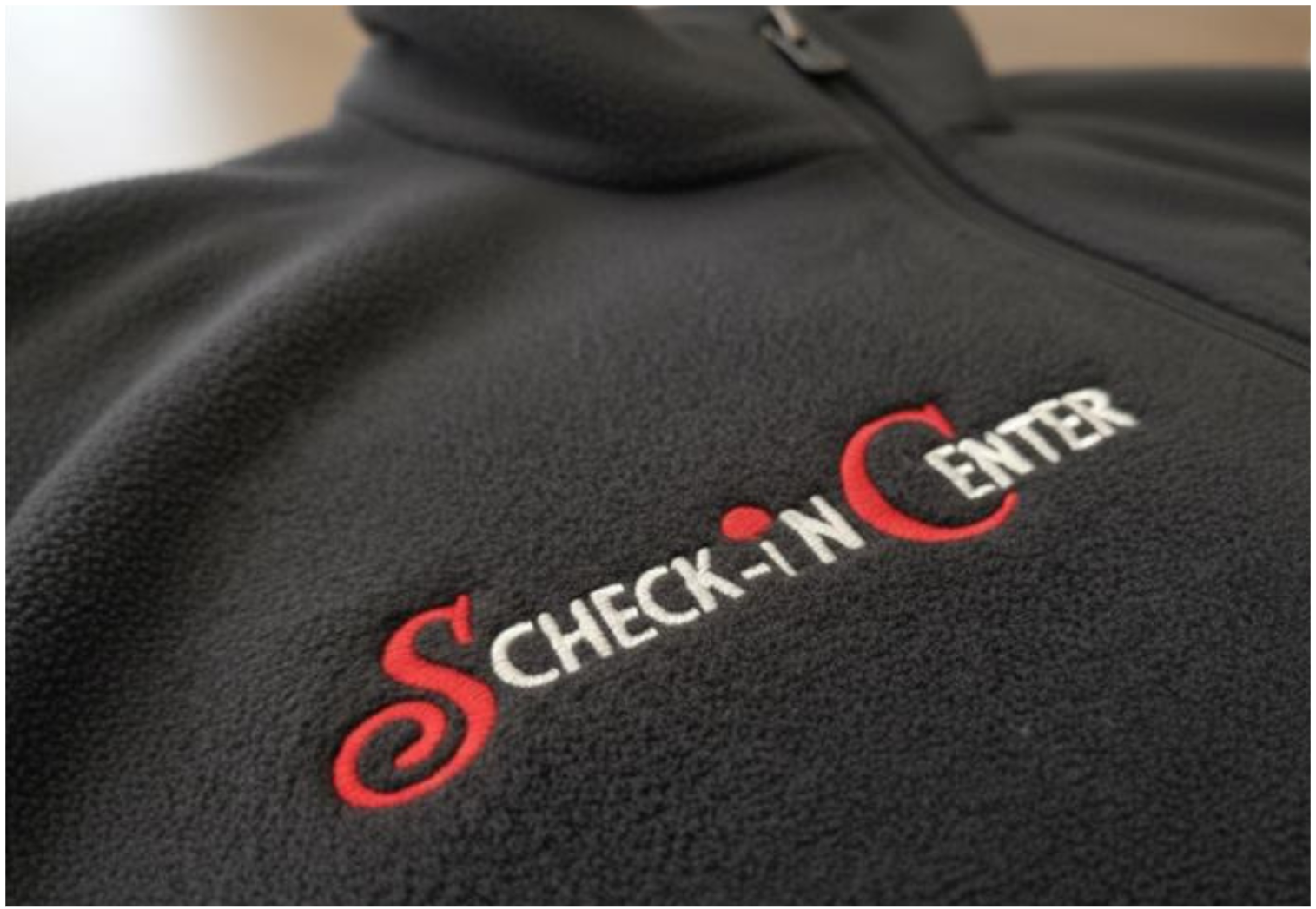 Edeka Arbeitskleidung Scheck-in Emblem