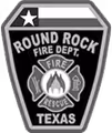 Round Rock fire department logo.