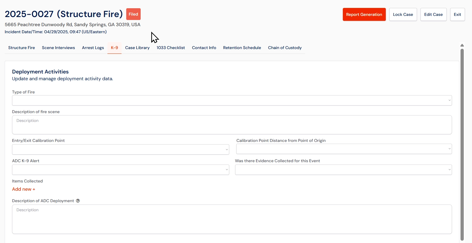 blazestack-track-report-k9-activity