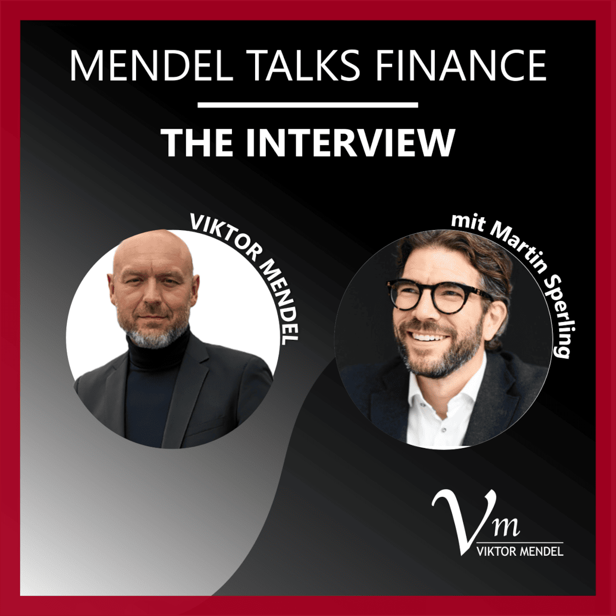Porträts von Viktor Mendel und Martin Sperling für den Podcast Nice to know for CFO.