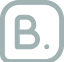 Icône de la plateforme Booking.com représentant la lettre B majuscule encadré.
