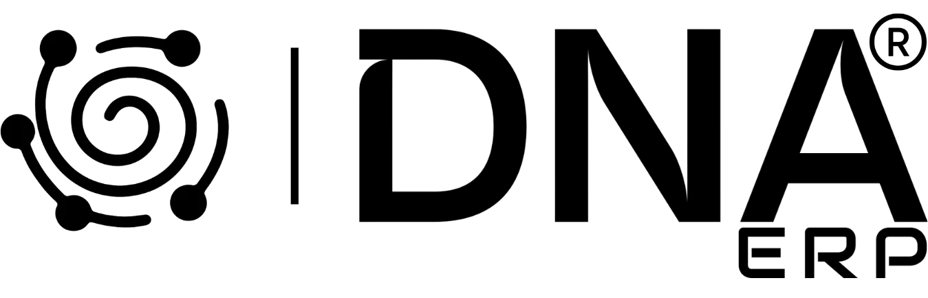 DNA ERP logo dark in footer