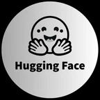 Smiling hug emoji with open hands below and the text hugging face.