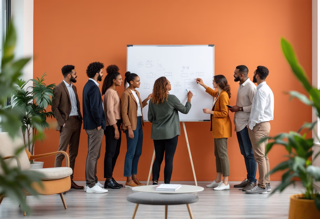 image of business professionals in an office