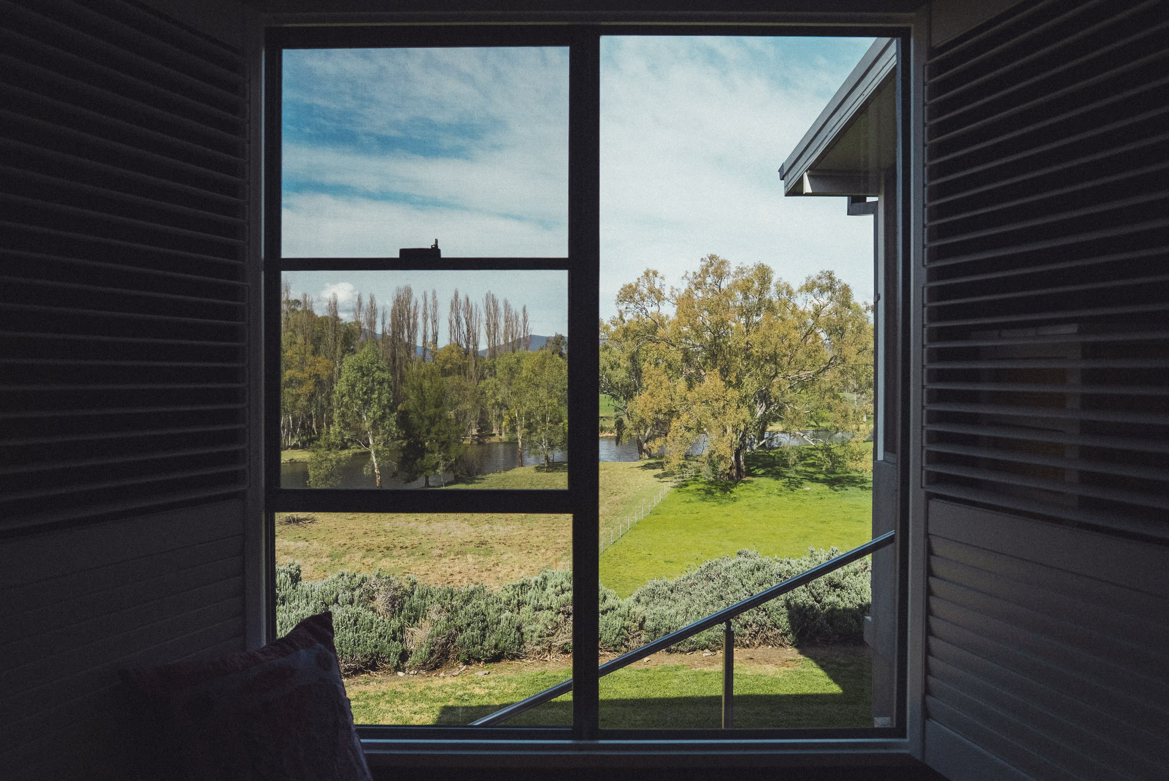 Tumut River view from Yiramir property – fishing access