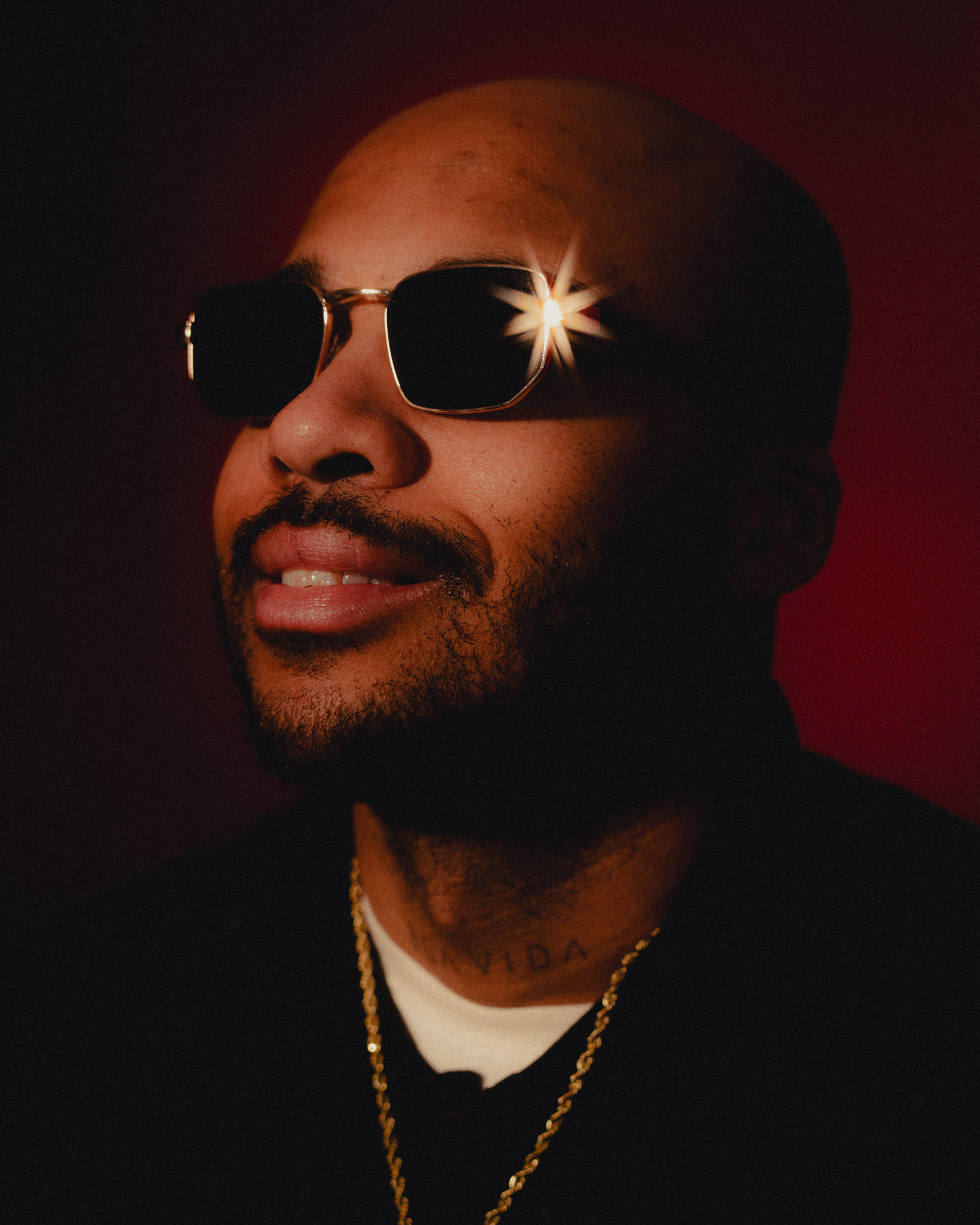 [background image] a happy customer getting new glasses (for an optician store and optometry clinic)