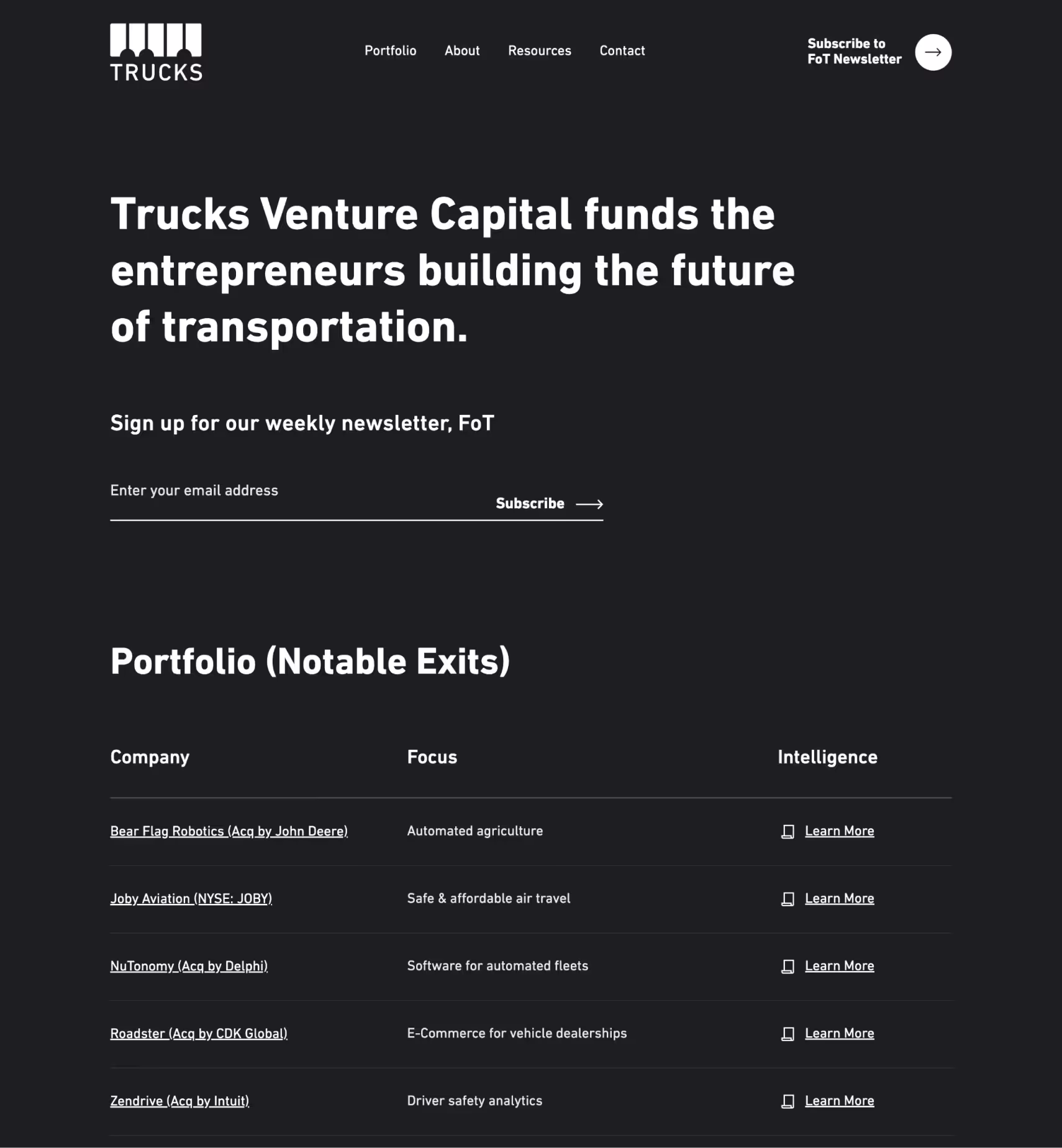 Trucks Venture Capital