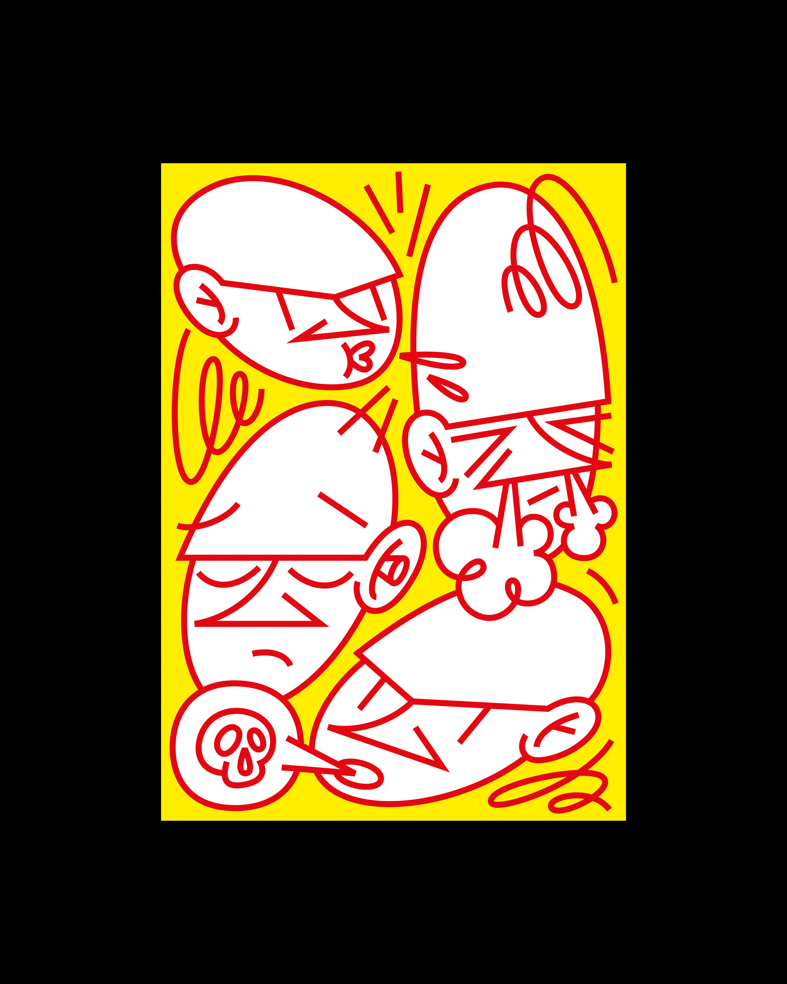 Illustration of people being mad at each other